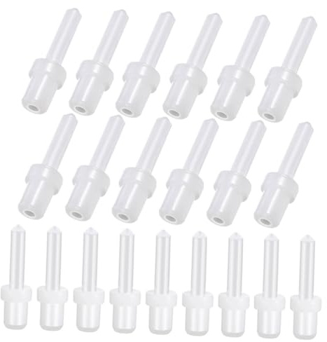 ARTIBETTER Lot de 60 goupilles de réparation de volet roulant en plastique, outils de réparation de volets de plantation, goupilles de réparation à ressort de persienne, pièces de rechange pour