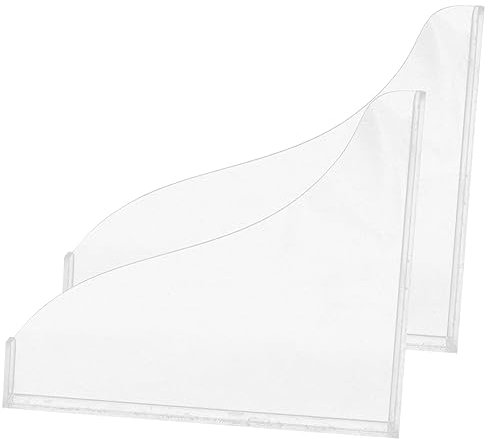 Amosfun Bathtub Corner Splash Guard Acrylic Water Guard