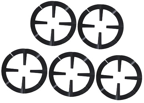 OSALADI 5pièces Lot De Supports Pour Cuisinière à Gaz Pour Maniques Et Cafetières Moka Usage Domestique Noir