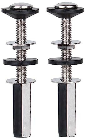 Tornillos pasantes de acero inoxidable. Prácticos tornillos para inodoro Conectar cisterna Para tornillos