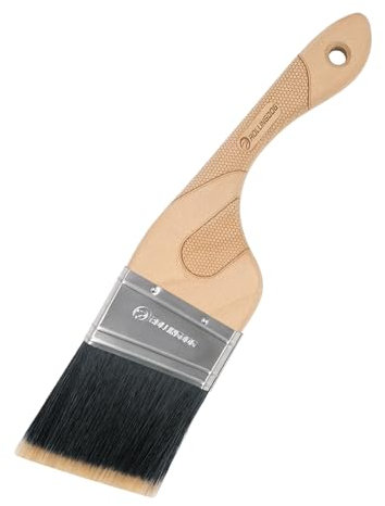 ROLLINGDOG Pincel de pintura en ángulo de 7,6 cm – Pincel de corte para pintar paredes en esquinas y bordes (filamento tiff)