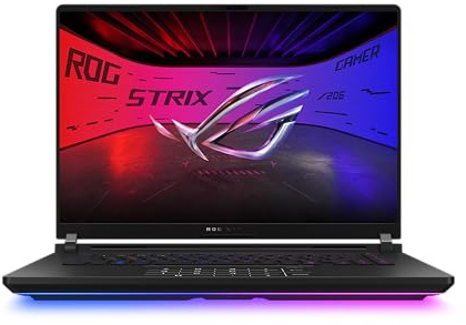 ASUS ROG Strix SCAR 16 (2025) con NVIDIA GeForce RTX 5090 24GB, Intel® Core™ Ultra 9 275HX, Display ROG Nebula da 16” a 240Hz, 32GB RAM, 2TB SSD, Win 11 Home, Layout ITA, Nero