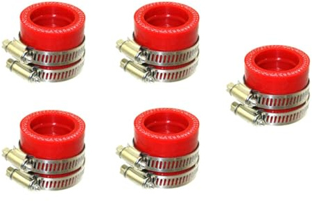 Gnyduw 5 pezzi 30 mm carburatore collettore di aspirazione adattatore manicotto giunto per parti di moto da cross