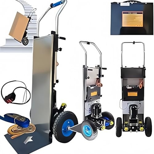 Electric Stair Climbing Hand Truck - Battery Powered Trolley for Easy Moving and Handling on Stairs