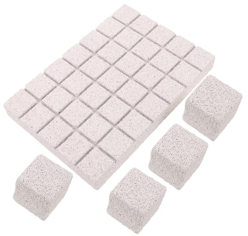 TOGEVAL 5 Stück 5 Stück Kaninchen Kratzbrett mit Lava Bimsstein Kleintier Nagelfeile und Kaustein Pflegend für Meerschweinchen Igel und Chinchillas Möbel und Pfotenschutz für