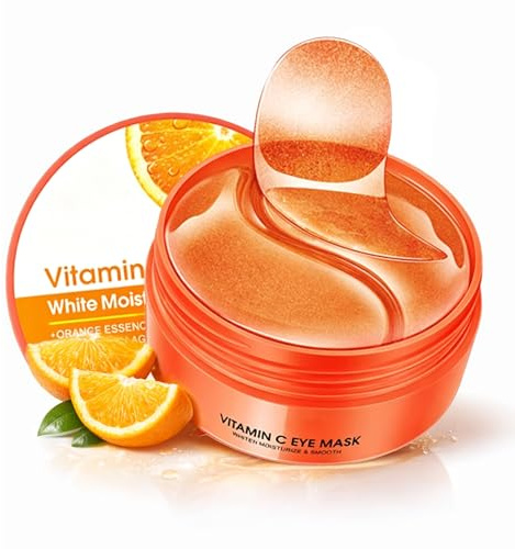 Vintamin C ögonkuddar mot ögonringar – ta bort ögonringar – ögonkuddar för att ta bort påsar och rynkor – anti-aging ögonvård – under ögonlappar med hyaluron & kollage