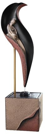 Fontana da Interni Fontana da tavolo Zen con flusso d'acqua, decorazione for la casa Buddha a forma di petalo