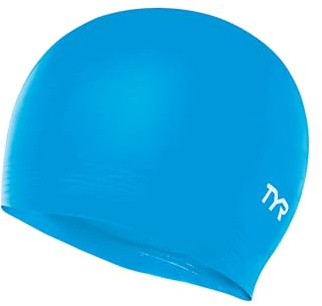 TYR Adult Latex Swim Cap, Streamline your Swim and Hair Protection Swimming Hat