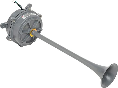 Federal Signal 55-120-1 Resonating Horn, 120VAC, 0.75 AC, Gray
