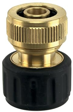 Kärcher 2.645-015.0 Schlauchkupplung (Messing, 1/2 Zoll, 5/8 Zoll) mit Aqua Stop