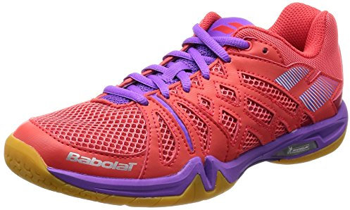 Babolat Shadow Team - Scarpe da badminton, da donna, colore: Rosa/Viola