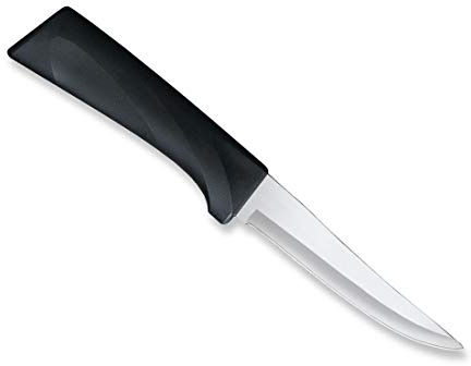 RADA Cutlery Anthem Series Super Parer Knife (W427), 4.38 Stainless Steel Blade, Black Handle