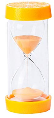 KANKOO Sand Timers Sand Timer Timers For Children Toothbrush Timer For Children Hourglass Egg Timers For Boiling Eggs 5 Minute Sand Timer Lemon,10 minutes