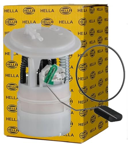 HELLA 8TF 358 106-901 Kraftstoffpumpe - Benzinpumpe - elektrisch - 4-polig | Kompatibel mit: CITROËN C5 III, C5 III Break, C6, PEUGEOT 407, 407 Coupe, 407 SW