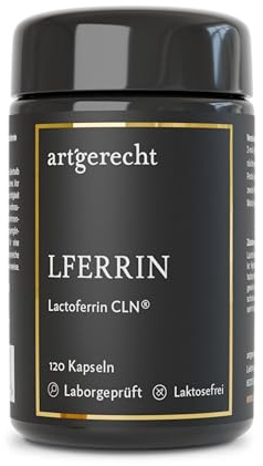 Lactoferrin CLN® 97% – 120 Kapseln, 400mg täglich | Premium-Qualität, gut verträglich & ohne Zusatzstoffe | Hochreines eisenbindendes Milchprotein