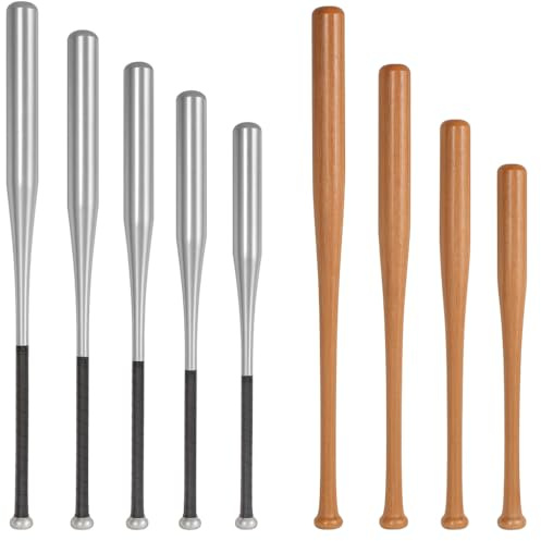Baseballschläger aus Alu & Holz in 8 Längen & 2 Material von 54-86cm zum auswählen (Holz, 74)