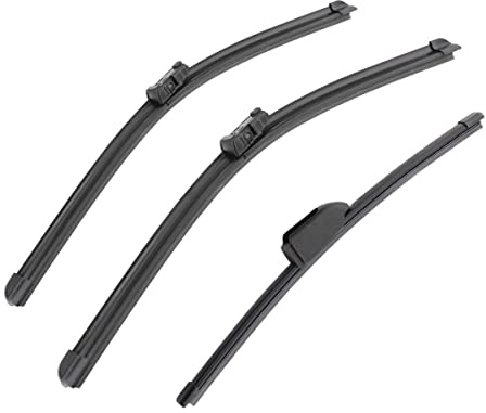 3 Wipers 24 16 13 Front And Rear Replacement Fit for Maserati Levante 2016-2020, Windshield Wiper Blades Original Equipment Wiper Blade, That Meet OEM Quality Easy DIY Install Premium All-Season