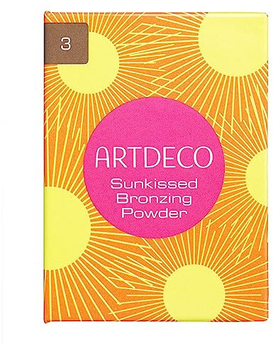 ARTDECO Sunkissed Bronzing Powder – Zart gebräunter Teint & natürliche Ausstrahlung – Kompaktpuder mit seidiger Textur – 1 Stück