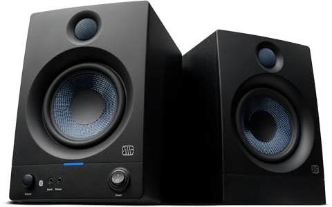 PreSonus Eris 5BT Gen 2, 5-Aktivlautsprecher für Multimedia, Gaming, hochwertige Studio-Musikproduktion mit Bluetooth, 100 W Leistung