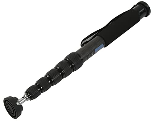 Monopode en Fibre de Carbone, Traitement CNC Monopode Télescopique 6 Sections Anti-Perte pour Le Tir en Extérieur