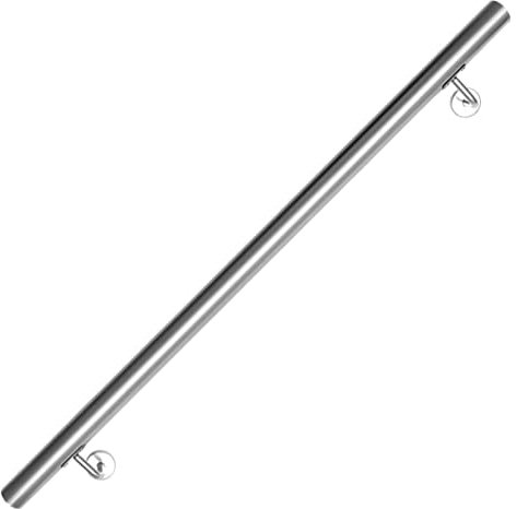 Treppenhandlauf-Stütz-Set aus Edelstahl, für den Innen- und Außenbereich, rutschfeste Stange für ältere Menschen und Behinderte, 150 cm Länge