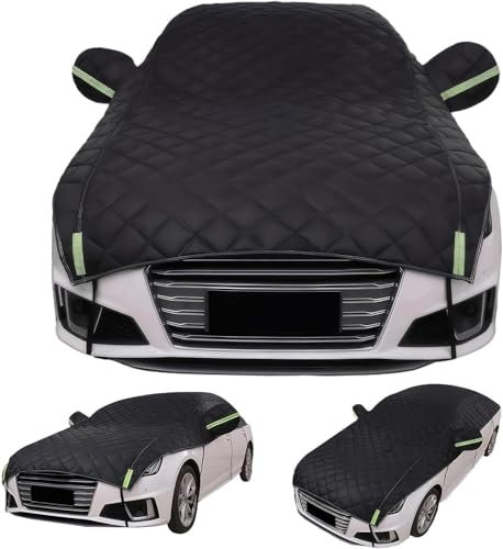 Halbgarage Abdeckung Wasserdicht für Mini Cabrio R57(2009-2015), Hagelschutz Auto, Verdickte Autoabdeckung für den Außenbereich Zum Schutz Vor Sonne, Regen Und Staub
