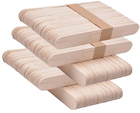 IWOWHERO 250stücke Holz Bastelstäbe Diy Materialien Für Junge Mädchen Handwerk Handgemachte Sticks Handarbeitsset Mit Holz Bastelstab Für Bastelbedarf