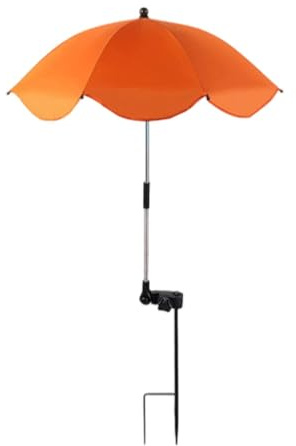 perfk Parasol pour Plantes D'extérieur, Parasol D'ombrage Taille, Protection Solaire, Couverture de Jardin pour Plantes En Pot, Parterre de J, Orange