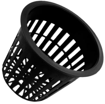 Gadpiparty Cestini per Piantare in Plastica a Rete Neri di Medie Dimensioni Set da 10 Pezzi per Coltivazione Fuori in Casa e Giardino Resistenti alla Corrosione e Traspiranti