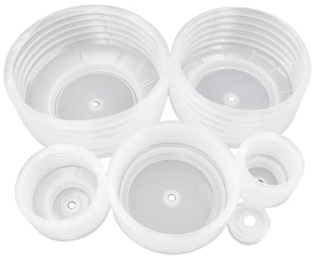 Fxzqgnh 6Pcs Holesaw Dust Bowls Dustcovers Home Improvement Clear Collection for