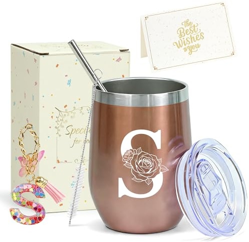 ZIOSINM Geschenke für Frauen mit Thermobecher Personalisiert (S)