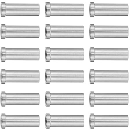 50pcs Stainless Steel Cable Protector Sleeve for Deck Railing Wire