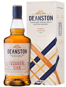 Deanston Virgin Oak Single Malt Scotch Whisky, 46,3% vol, 70 cl, écossais doux, vif et cireux, Whisky Single Malt des Highlands- L'emballage de l'article peut varier