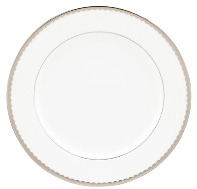 Kate Spade New York Sugar Pointe Bread Plate, 0.40 LB, White