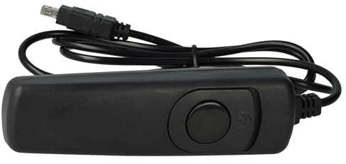 vhbw Disparador Remoto a Distancia Cable Compatible con Nikon D600, D610, D7000, D7100, D7200, D750, D7500, D780, D90 Cámara