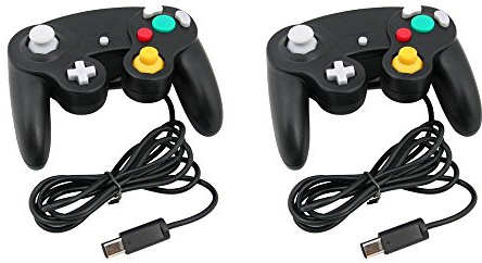 Kabalo 2 x Wired Gamepad Joypad controller di gioco per Nintendo Gamecube/Wii Console [2 x Wired Gamepad Joypad Gaming Controller for Nintendo Gamecube/Wii Console]