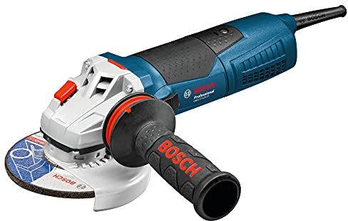 Bosch GWS 17-125 CIEX 1700W 11500RPM 125mm 2500g - Amoladora angular (11500 RPM, Negro, Azul, Gris, M14, 6 m/s², 1,5 m/s², 3,5 m/s²)