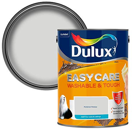 Dulux Easycare Washable & Tough Matt Emulsion Paint For Walls And Ceilings - Polished Pebble 5L