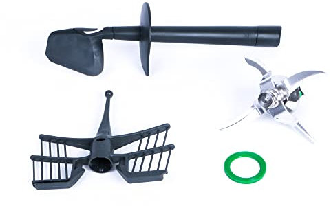 Cuchilla de repuesto de alta calidad de acero inoxidable, incluye junta, espátula y accesorio para mezclar Vorwerk Thermomix TM6 TM 6, apto para lavavajillas