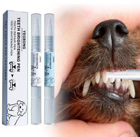 Utapossin Zahnreinigungsstift für Hunde und Katzen, Pet Teeth Whitening Pen, Zahnaufhellungsstift für Haustiere,die Zahnpflege, Haustier-Zahnreinigungsstift für Zahnpflege