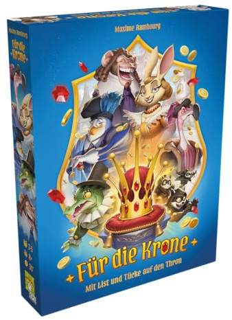 Repos Production, Für die Krone, Familienspiel, Brettspiel, 3-5 Spieler, ab 8+ Jahren, 30 Minuten, Deutsch