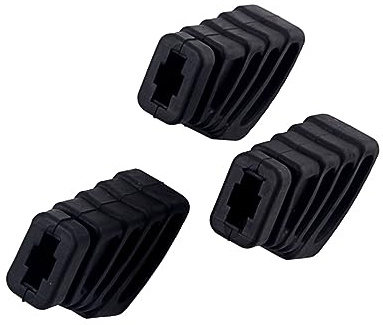 TOYANDONA Patas de Goma Negras 3 Piezas para Soporte de Platillos de Batería Tamaño L Wc10 Aumenta la Fricción y Estabilidad para Bateristas y Bandas Musicales