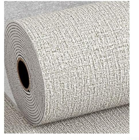 Jonikuper Rollo de papel tapiz insonorizado autoadhesivo a prueba de humedad, aislamiento térmico, resistente a las manchas, decoración del hogar, 50 x 300 cm (gris)