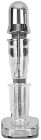 Macchina per frappè, testa di miscelazione in acciaio inox, interruttore di avvio intelligente, con due tazze, schiuma per latte, tè alla frutta, caffè