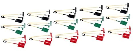 TOYANDONA 15 Ensembles Modèle d'outil de Jardinage Accessoires de Jardin de Maison de poupée Outils de Jardin de Maison de poupée Petits Outils de Jardin Outils Miniatures Bois