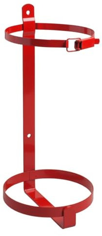 Supporto porta estintore in ferro per estintore polvere o schiuma da kg/lt6 per imbarcazioni mezzi abitazioni