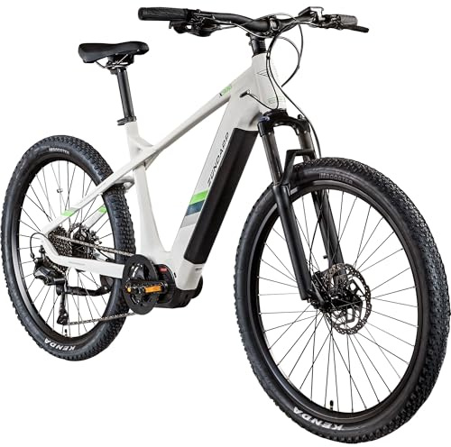 ZÜNDAPP X900 E Bike Mountainbike 27,5 Zoll Pedelec Damen Herren 165-180 cm Elektrofahrrad 10 Gang EMTB Hardtail mit Mittelmotor (weiß, 46 cm)