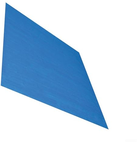 Feegow Telone di copertura per piscina, telo di protezione del terreno in PE, impermeabile, antiscivolo, per piscine fuori terra (488 x 488 cm)