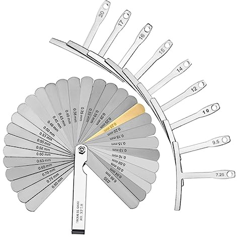 UKCOCO 1 set e Spessimetro per Liutai Misurazione Precisa Del delle Corde Accessori Professionali per La Liuteria Righello T Spessimetro