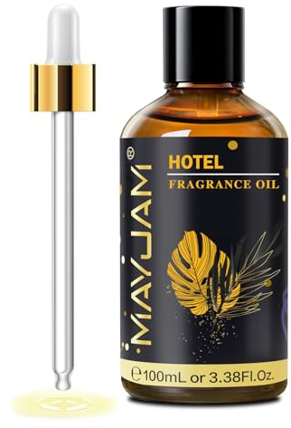 MAYJAM Huile Parfumée de Hotel pour Diffuseur 100ML | Huile Essentielle de Hotel pour Humidificateur d'Huiles Essentielles, Aromathérapie, DIY